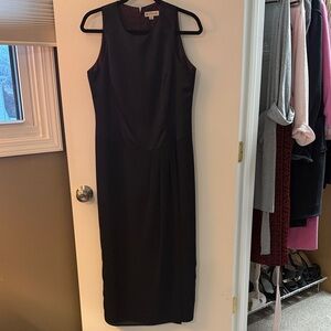 Ann Taylor Classic Black Midi Dress